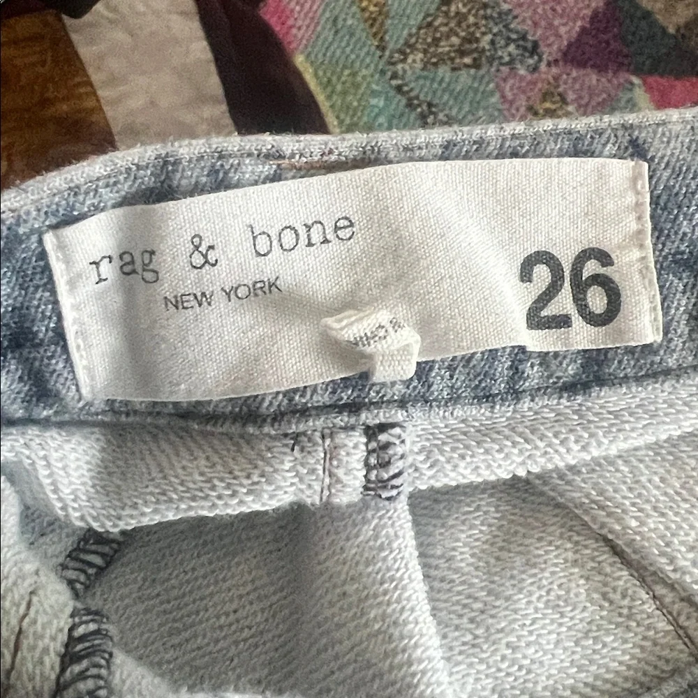 Rag & Bone Miramar Sofie Ankle Length Pants Wide Leg Cotton Terry Venice - Picture 11 of 15